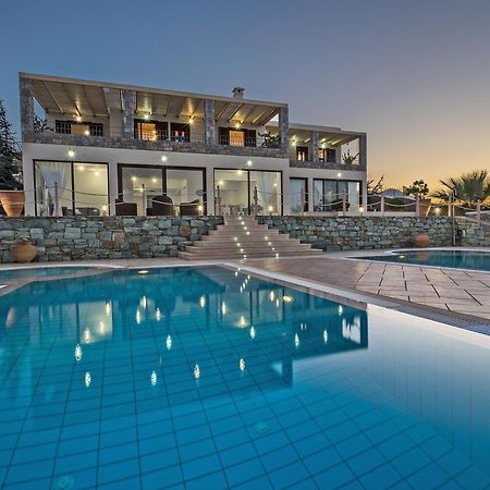 Sea Views At Villa Anemomylos With Heated Pool, Ping Pong And Tennis Ajía Pelajía Kültér fotó
