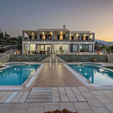 Sea Views At Villa Anemomylos With Heated Pool, Ping Pong And Tennis Ajía Pelajía Kültér fotó